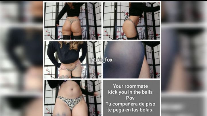 Balls busting roommate POV