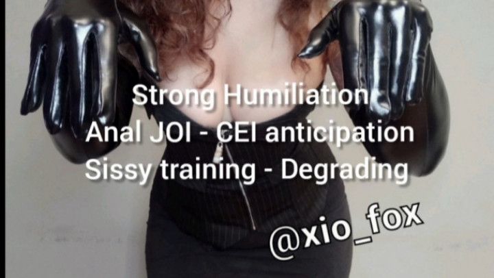 Degrading anal JOI English