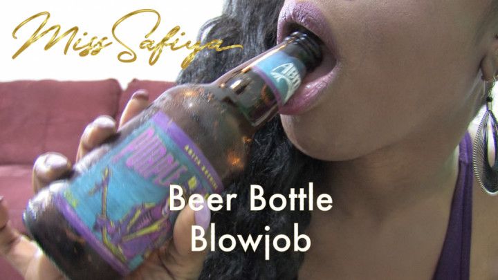 Beer Bottle Blowjob