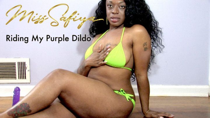 Riding My Purple Dildo