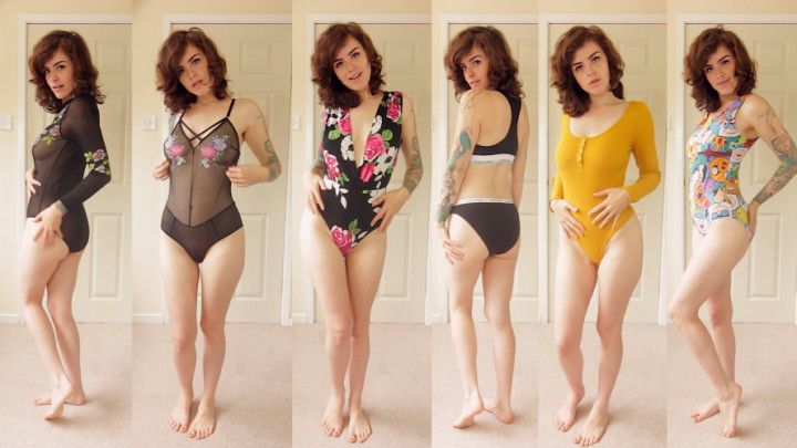 Trying On Different Bodysuits