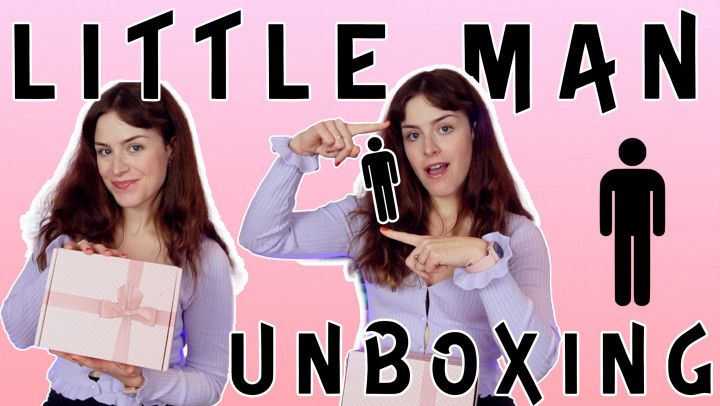 Giantess Fetish - Little Man Unboxing