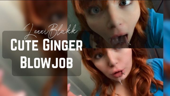 Cute Ginger Blowjob