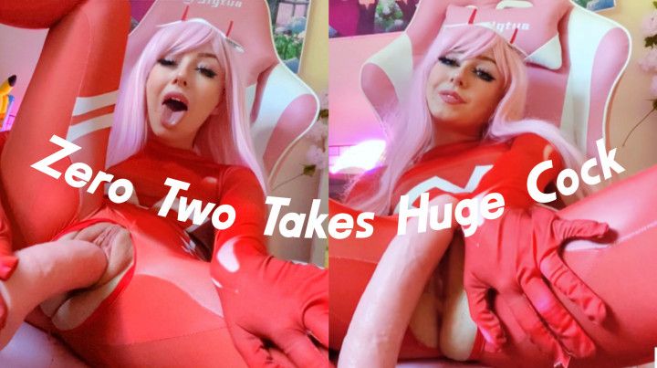 Zero Two Takes Huge Cock