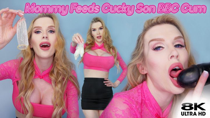 Cucky Son Eats BBC Cum For Mommy