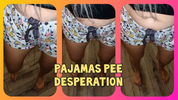 Pajamas pee desperation