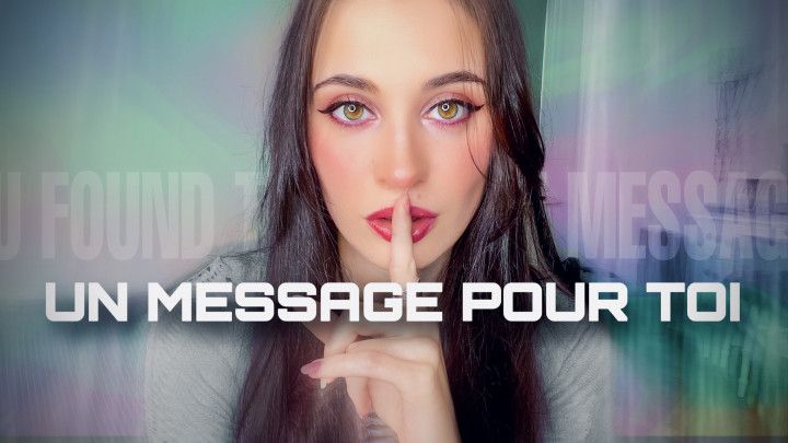 Un message pour toi