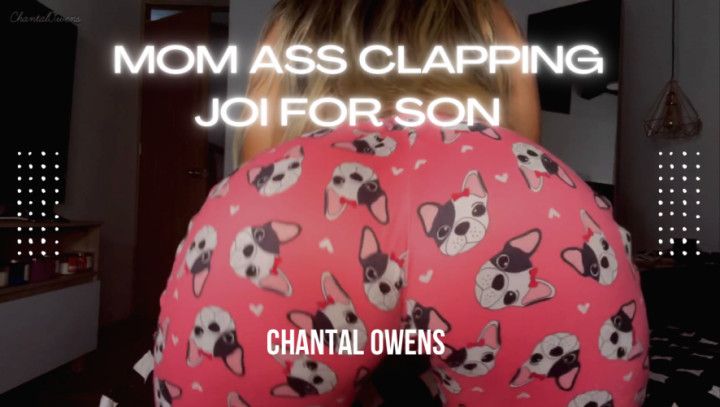 Mom claps her ass wih JOI for Son