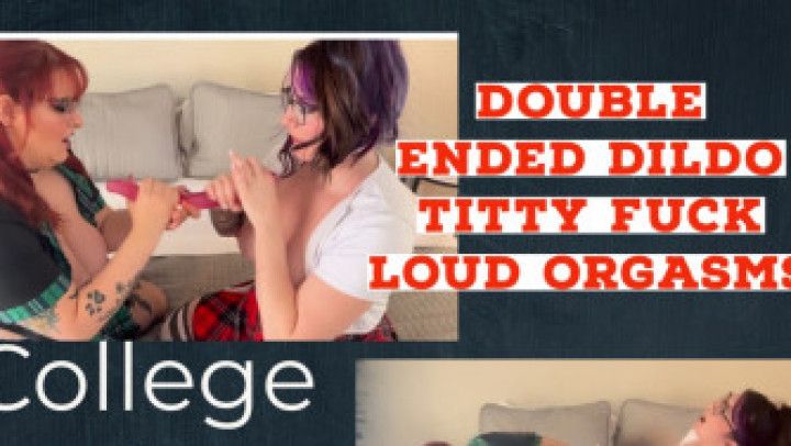 College Babes Double Dildo