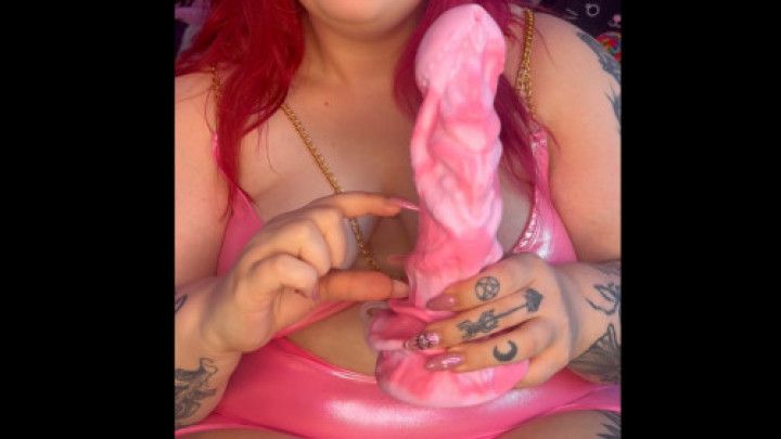 ALT BBW Gives You SPH JOI Compared To Her XL FANTASY DILDO