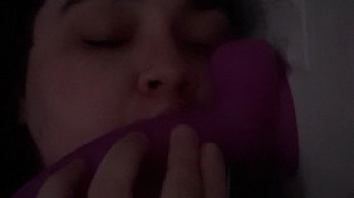 Dildo Sucking Home Alone