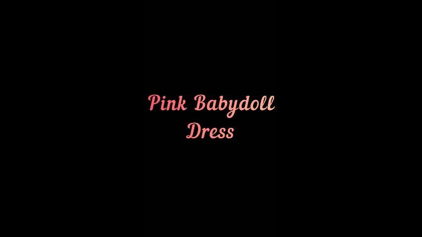 Pink Babydoll Lingerie