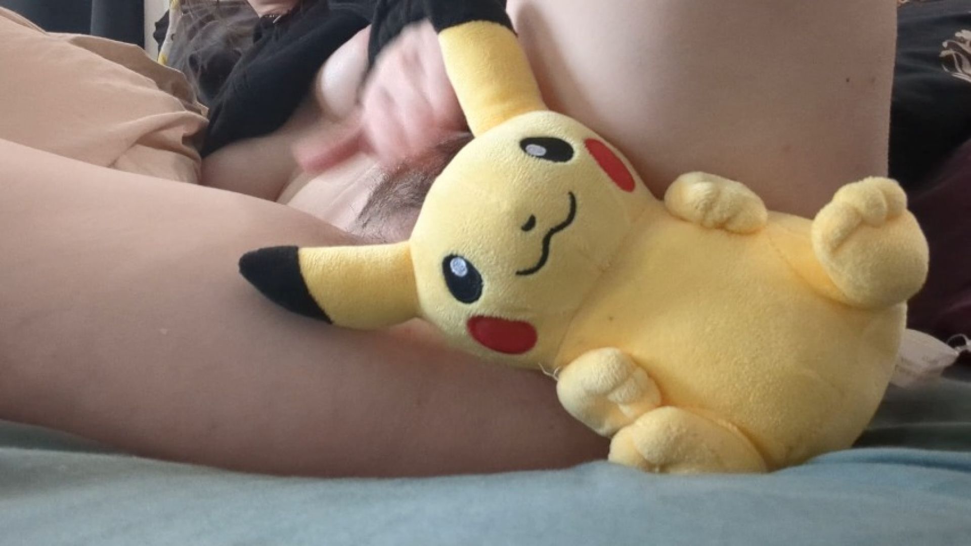 Closeup Plushie Ass Pussy Rub Humping