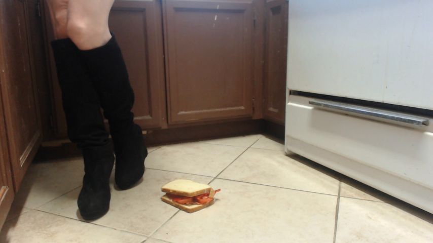 Stepping &amp; Squishing a Pathetic Sandwich