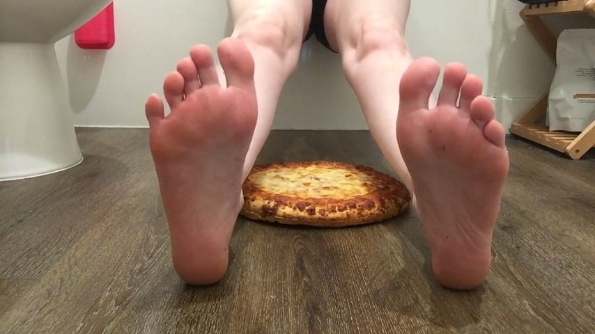 Humiliation - Using Your Pizza as My Rug