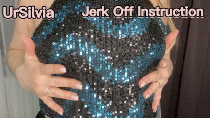 Jerk Off Instruction in tight leggings