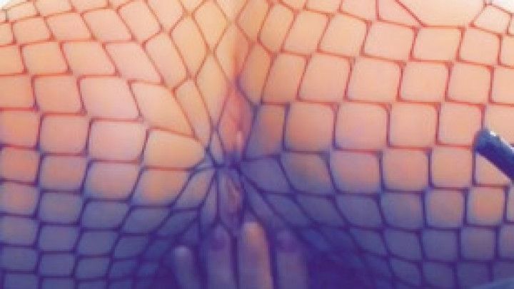 Ass in fishnets