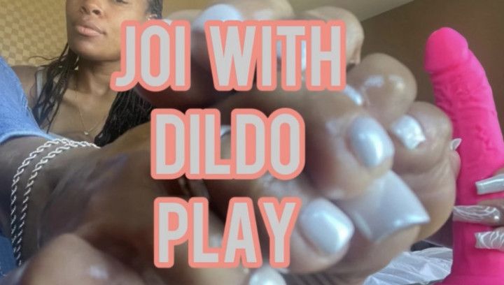 JOI with Dildo Play