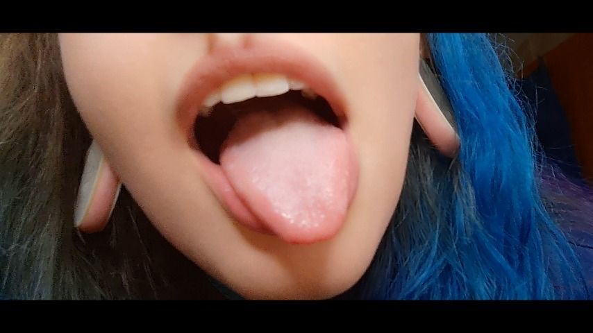 POV Licking your Face \ Tongue Fetish