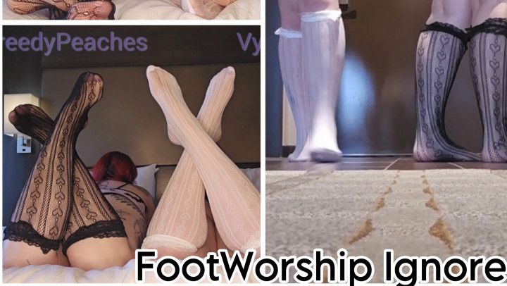 FootWorship IgnoreFetish With Vyvian Ivy