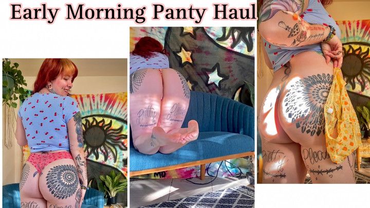 Early Morning Panty Haul Try-On Fruit Edition