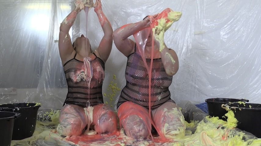 Ashley and Sarah Jane get messy