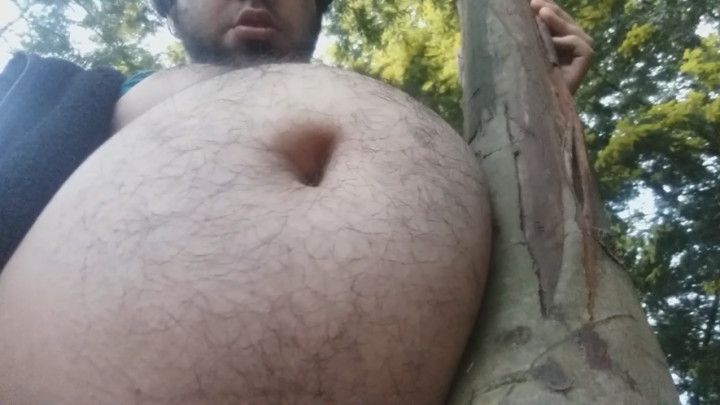 Belly Trapped in the Woods