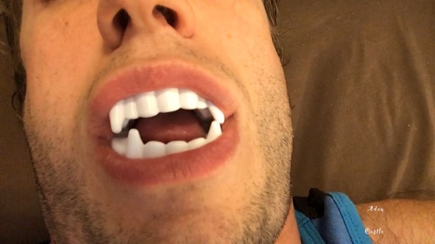 Sexy Vampire Teeth &amp; Tongue Worship