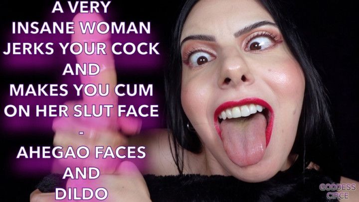 INSANE WOMAN JERKS YOUR COCK AND MAKES YOU CUM ON HER FACE