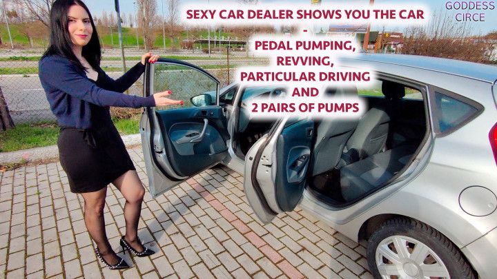 SEXY CAR DEALER SHOWS YOU THE CAR