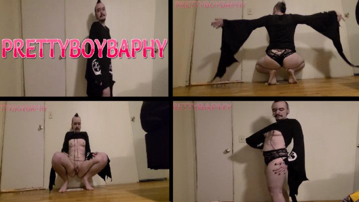 Witchy FTM Strip &amp; Pussy Play with music