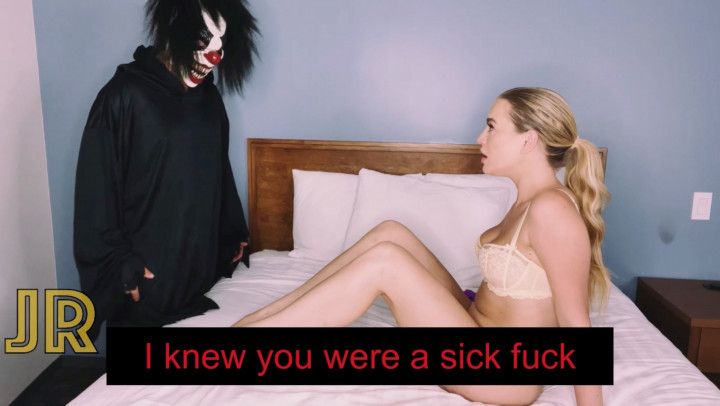 Clowning Around - Cute Blonde gets Fucked by Freaky Clown