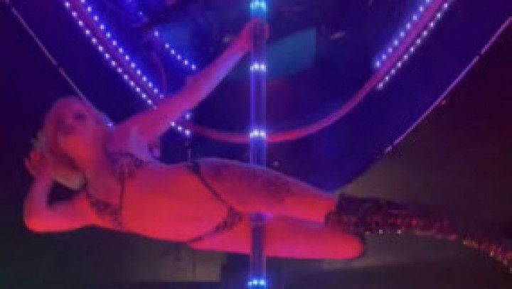 Strip club pole dance