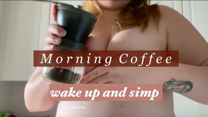 Morning Coffee And Tit Worship