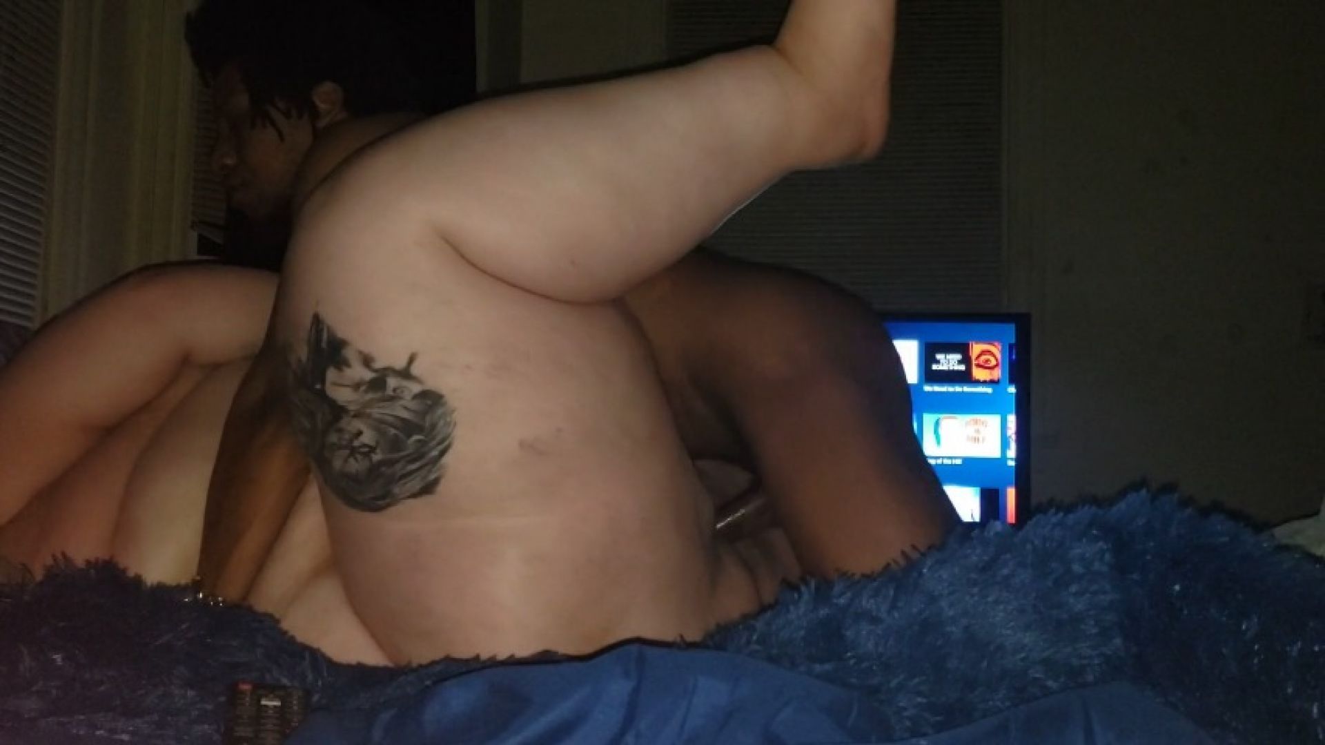 Big Natural Ass BBW Gets Fucked Instead Of Netflix And Chill