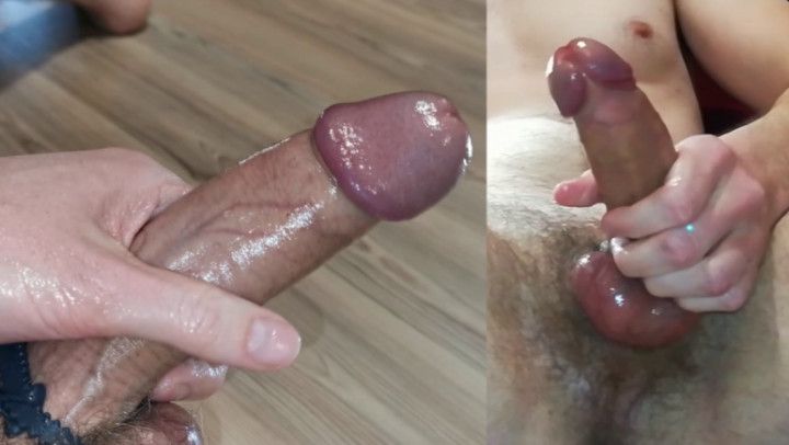 Close-up Cockring Orgasm Masturbation