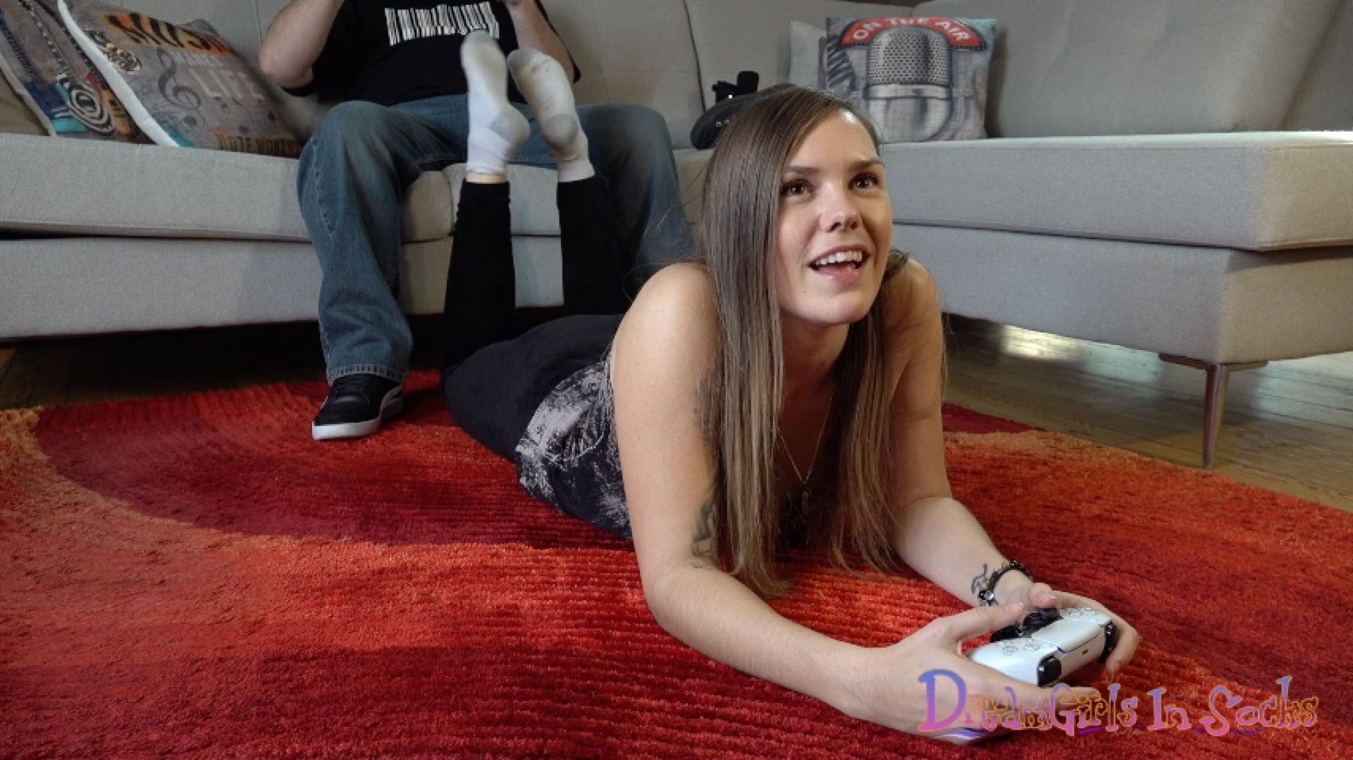 Cassandra's Unaware Footjob - E.V