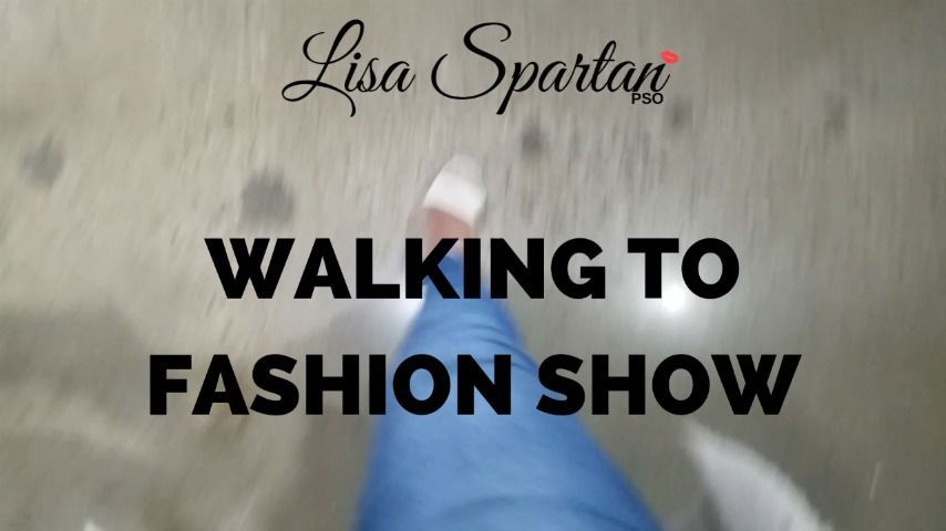 Walking to Fashion Show - LAFW - Video