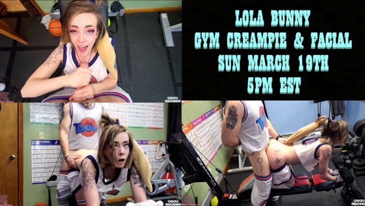 Lola Bunny Gym Time Facial and Creampie