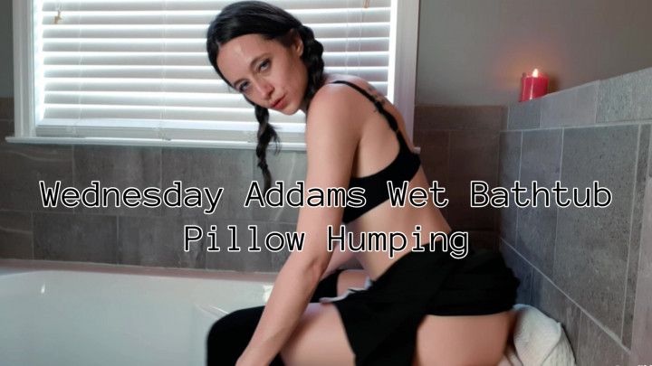 Wednesday Addams Bathtub Pillow Humping