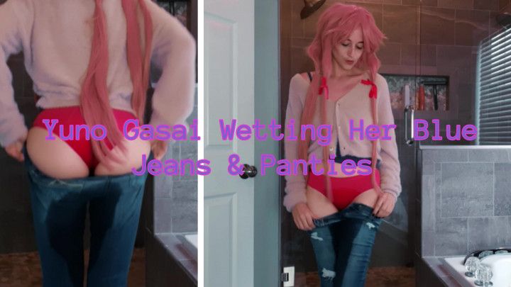 Yuno Gasai Wetting Her Jeans &amp; Panties