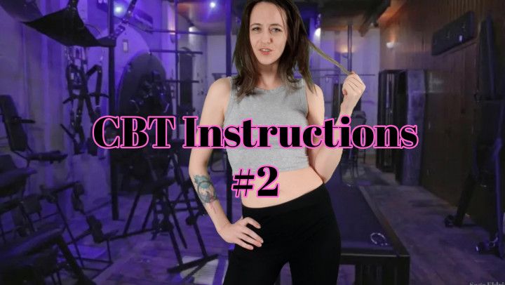 CBT Instructions #2