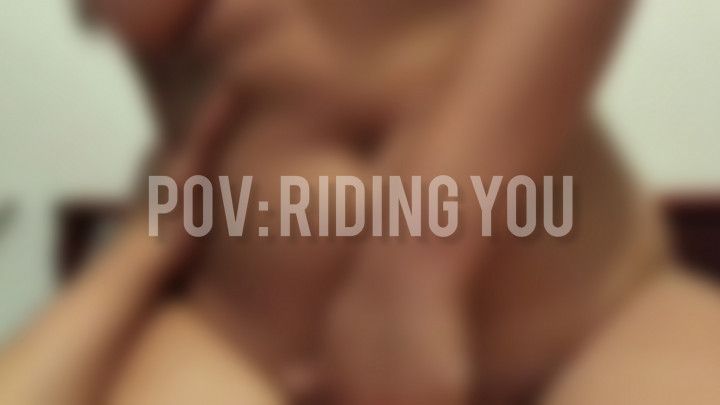 POV: riding you