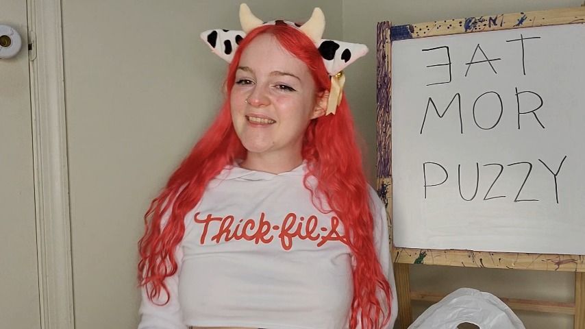 Thick Fil A Cow Mukbang