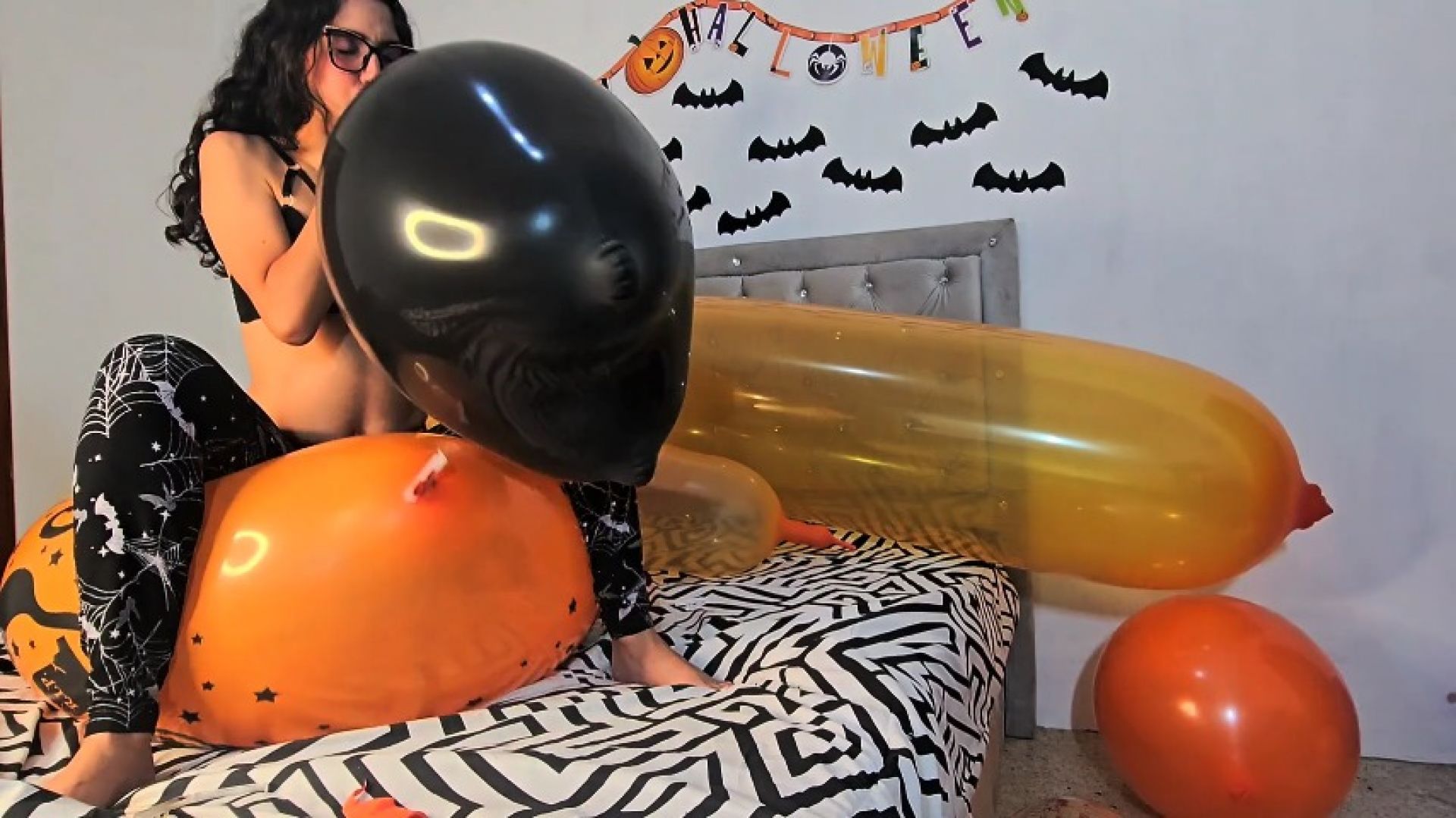 HALLOWEEN MASA POP GRANDES GLOBOS PARTE 1