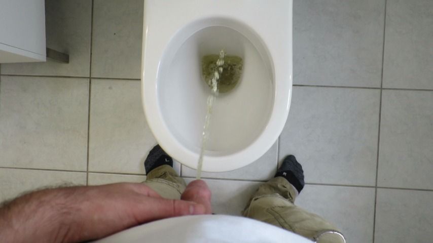 POV  pee standing up