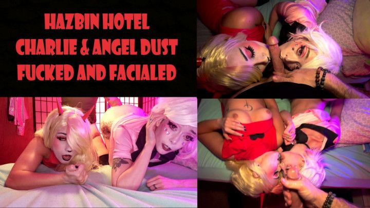 Hazbin Hotel - Charlie and Angel Dust Fucked and Facialed