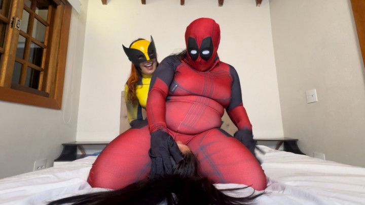 Deadpool and Wolverine punish with their huge ass - Part 1