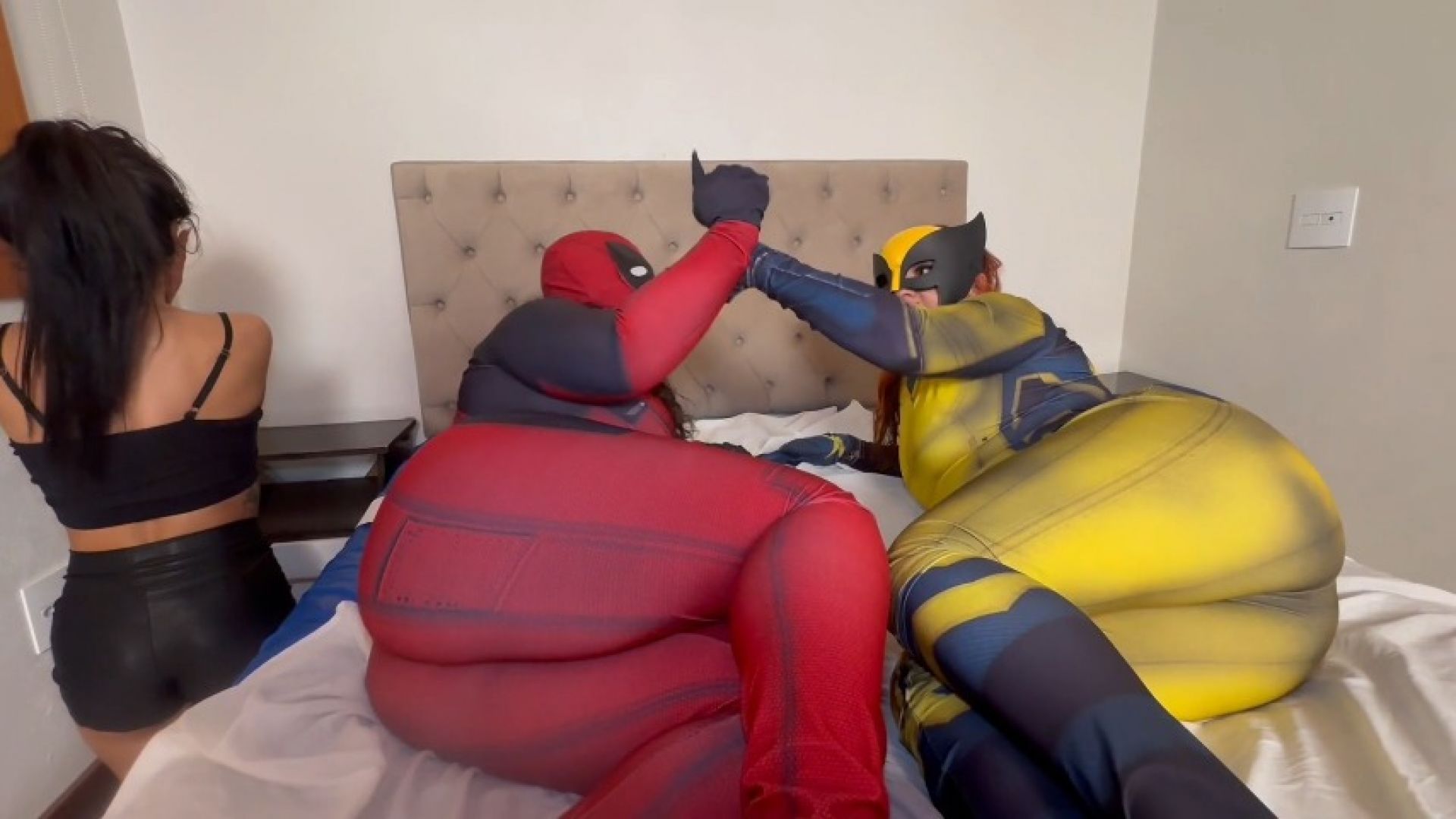 Deadpool and Wolverine punish with their huge ass - Part 2