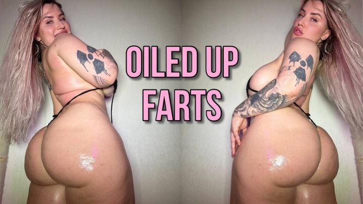 Oiled up Farting